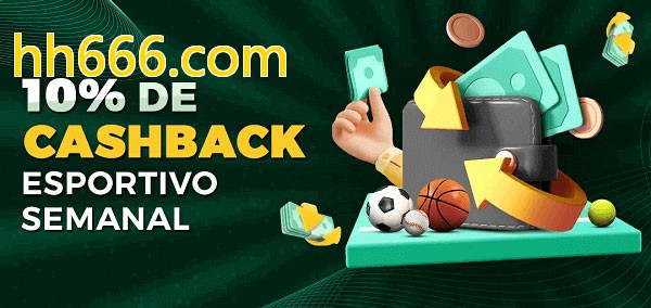 10% de bônus de cashback na hh666.com