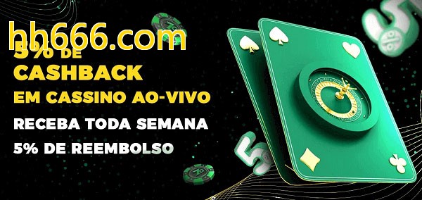 Promoções do cassino ao Vivo hh666.com